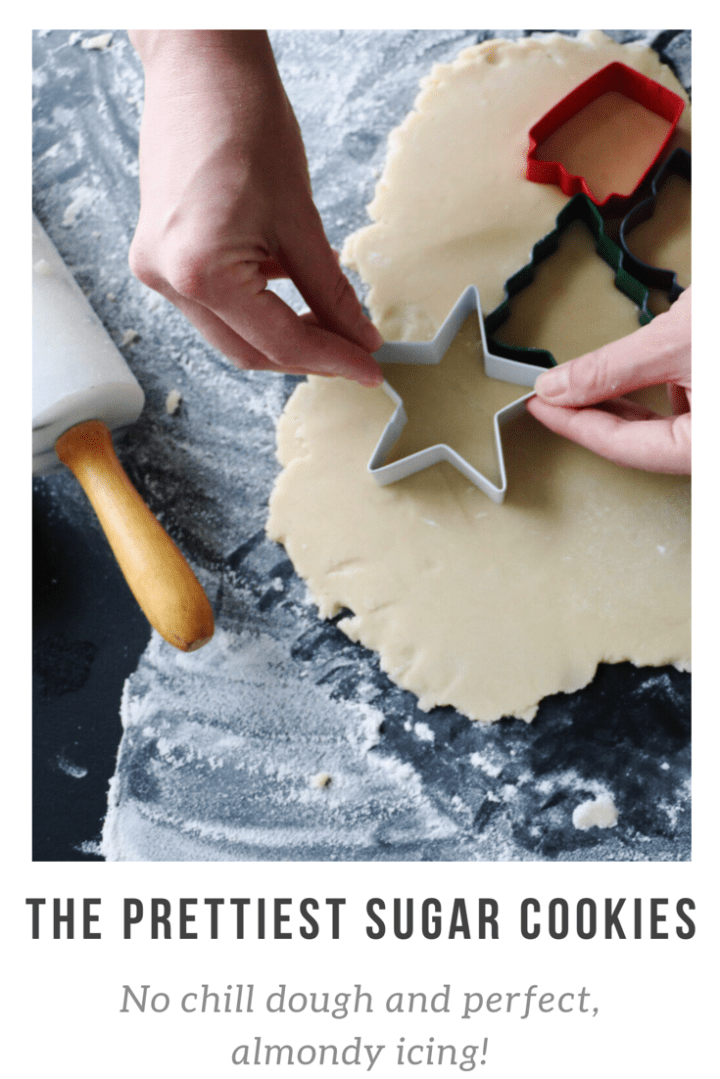 The Prettiest Sugar Cookies (Dough and Icing&nbsp;Recipe)